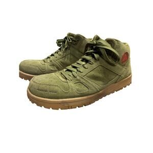 Airwalk Work Mid Mondo AW 6353 US 10.5 Olive Suede Comp Toe Work